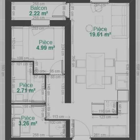3 Pieces, 2 Au Coeur De La Station Apartment *